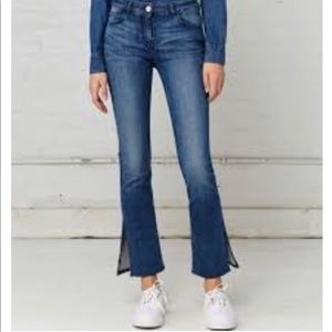 Michael Kors Vintage Style Flare Cropped Jeans